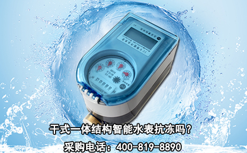 干式一体结构智能水表抗冻吗？
